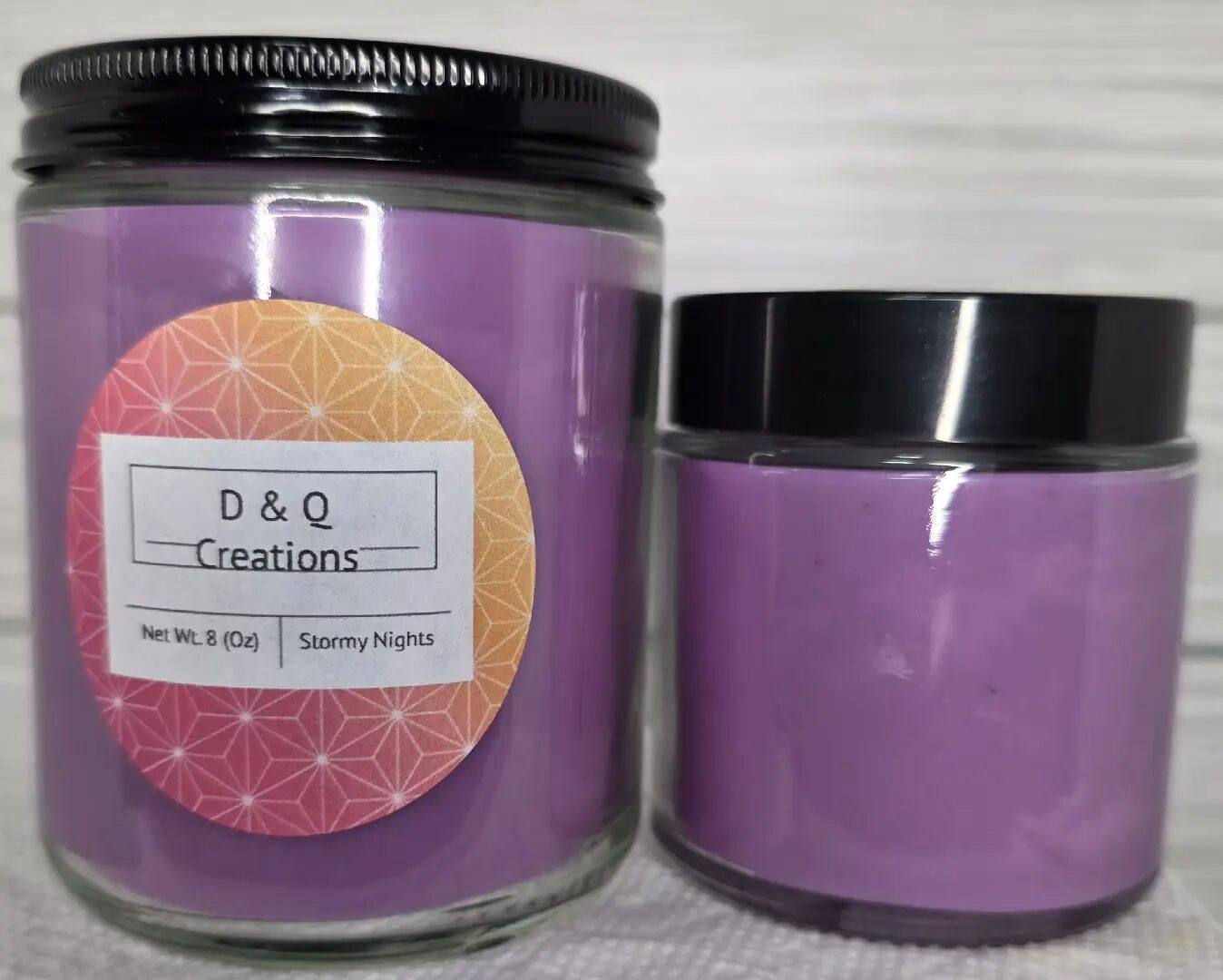 Stormy Nights handmade soy candles