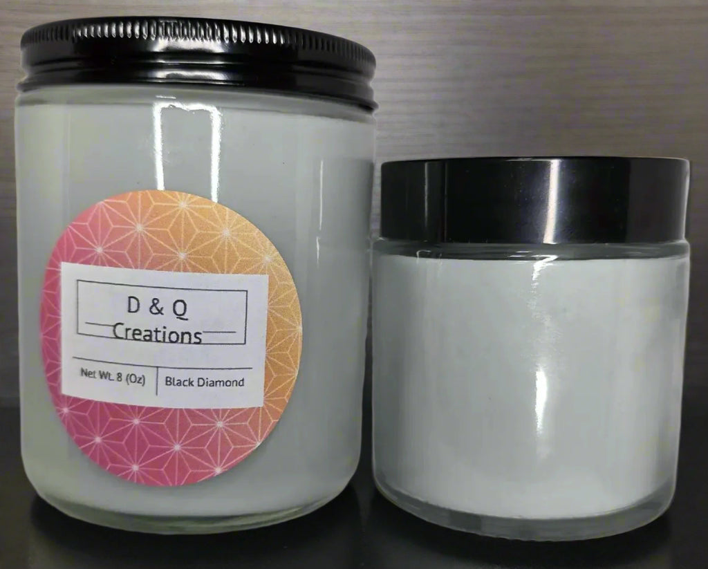 Black Diamond handmade soy candles