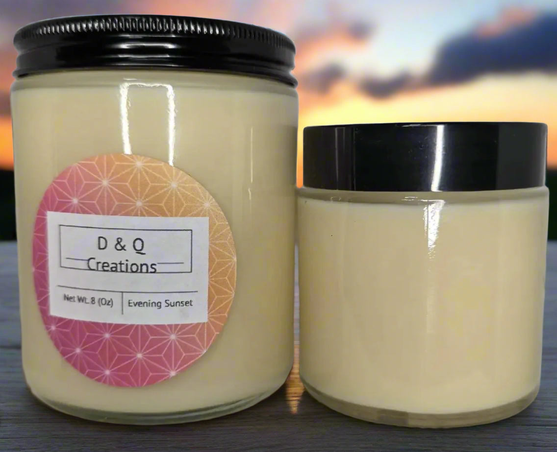 Evening Sunset handmade soy candles