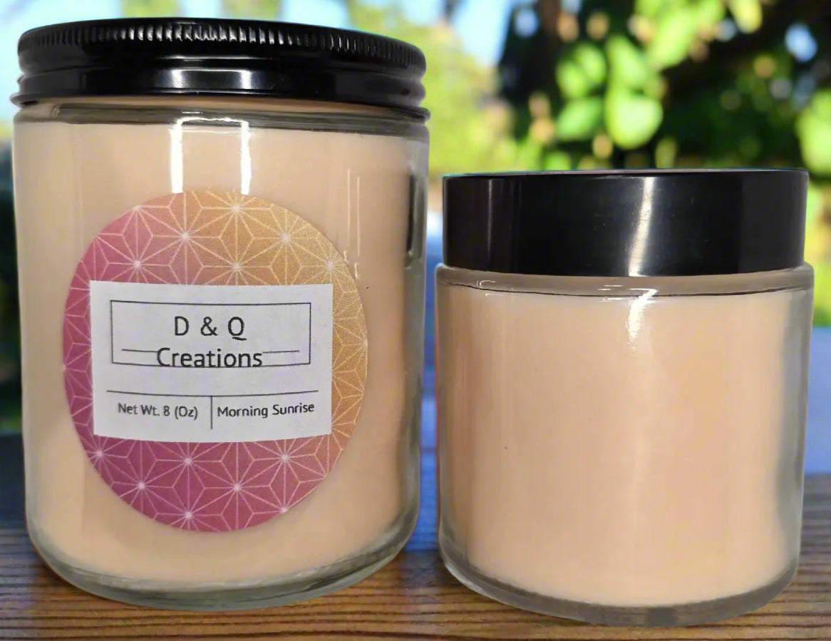 Morning Sunrise handmade soy candles