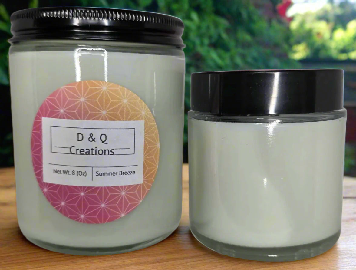 Summer Breeze handmade soy candles